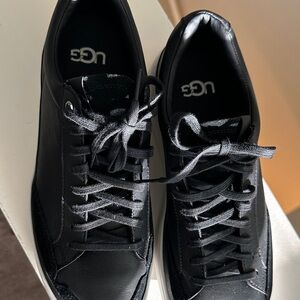 UGG Men's Classic Black Lace-Up Sneakers